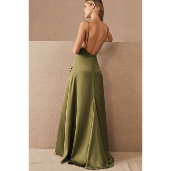 Fame and Partners Dresses & Skirts - Fame Partners Free People Rosabel Green Maxi